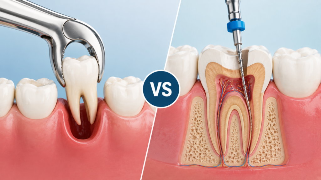 Tooth Extraction vs Root Canal