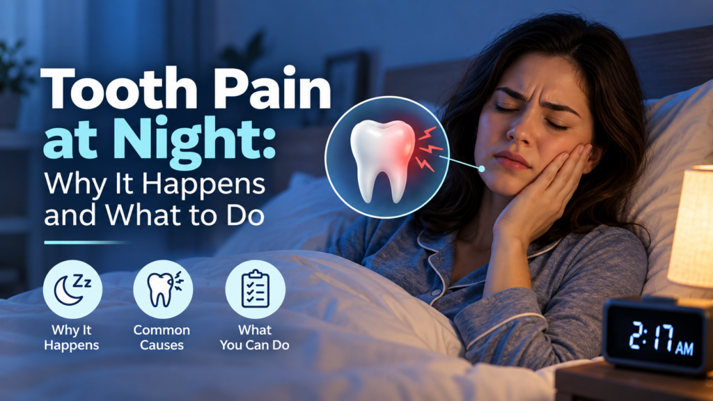 tooth pain at night